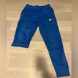 Nike Sportswear Club Fleece Blue Sweatpants, Size Medium